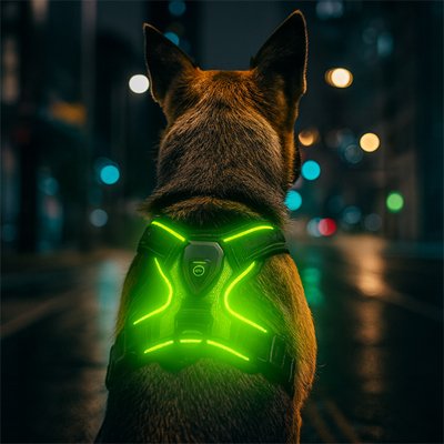 Harnais chien | Lumineux LED